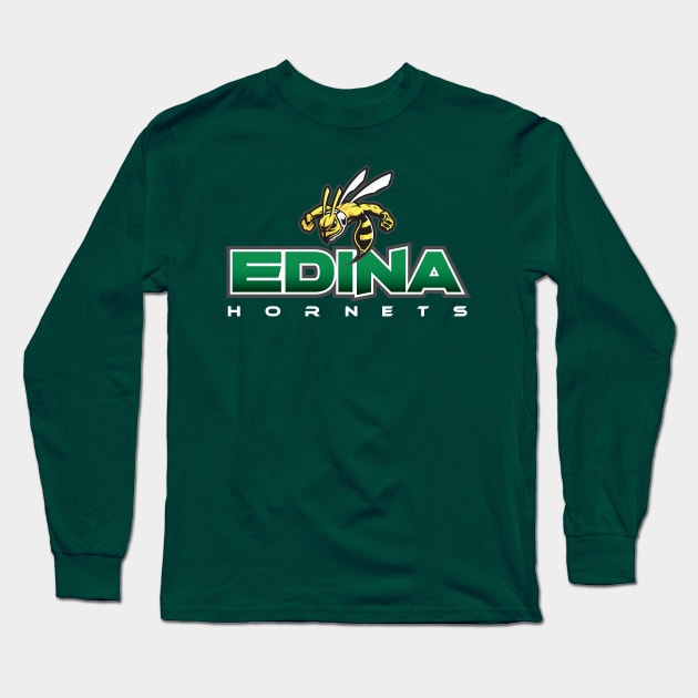 Edina Hornets Long Sleeve T-Shirt by MindsparkCreative